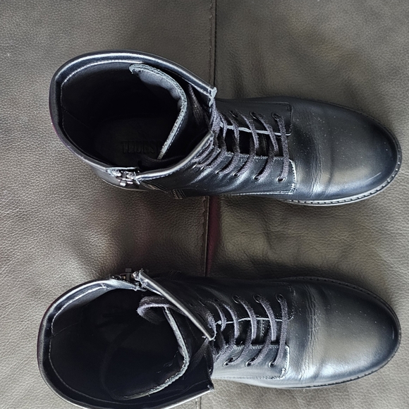 Thursday Boot Company Black Leather Combat Boots - Picture 4 of 15